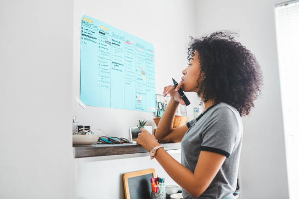 woman planning finances