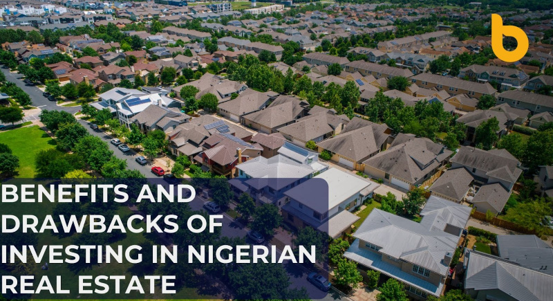 Investing in Nigerian Real Estate: Aerial drone shot of modern high-rise buildings and residential complexes in Lagos, showcasing the urban development and growth potential of Nigeria's largest city